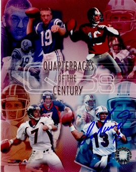 Lot of (10) Dan Marino Signed "Quarterbacks of the Century" 8x10 Photos